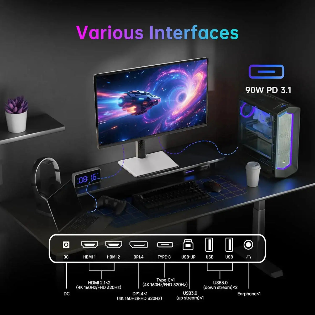 27 Inches 4K Dual Mode Gaming Monitor KTC