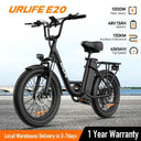 Urlife 750W Fat Tire Electric Bike