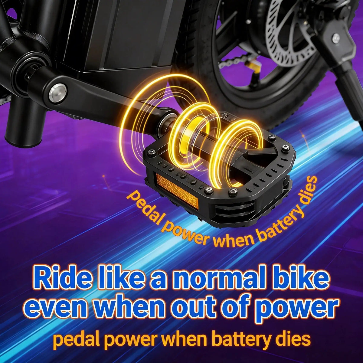 Lightweight Folding Electric Bike — product view 2