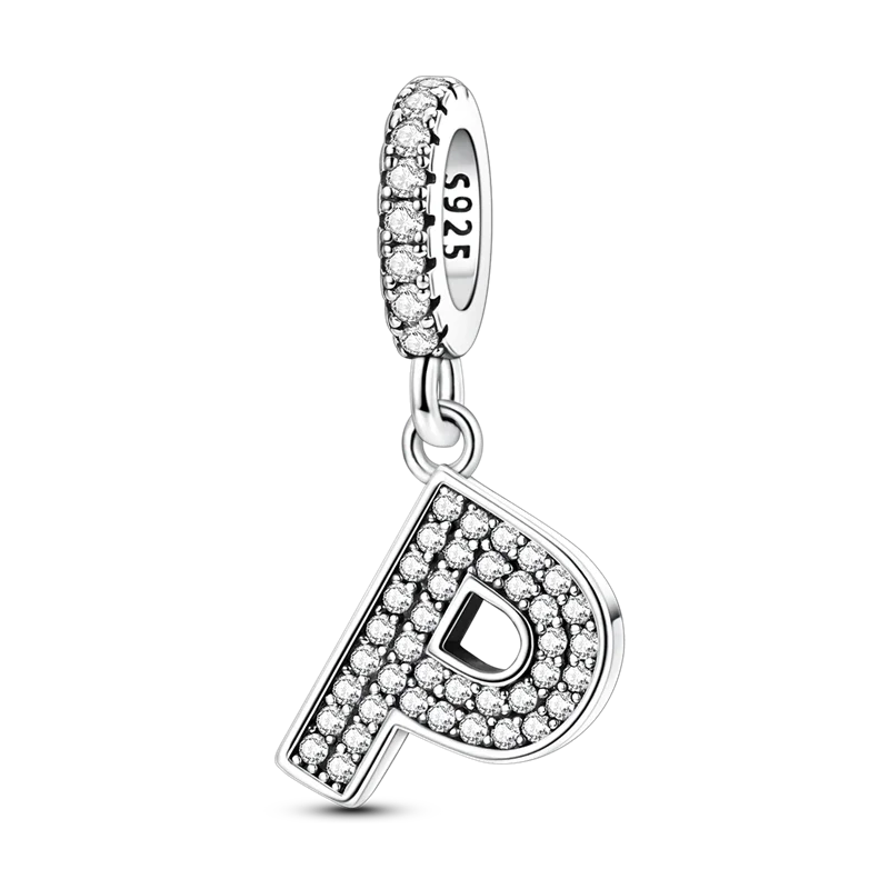 A-z Alphabet Charm Bead Sterling