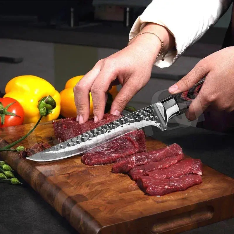 Premium Handmade Stainless Steel Chef's Boning Knife - OurLum.com