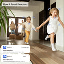 2K WiFi Surveillance Camera with AI Detection and Night Vision