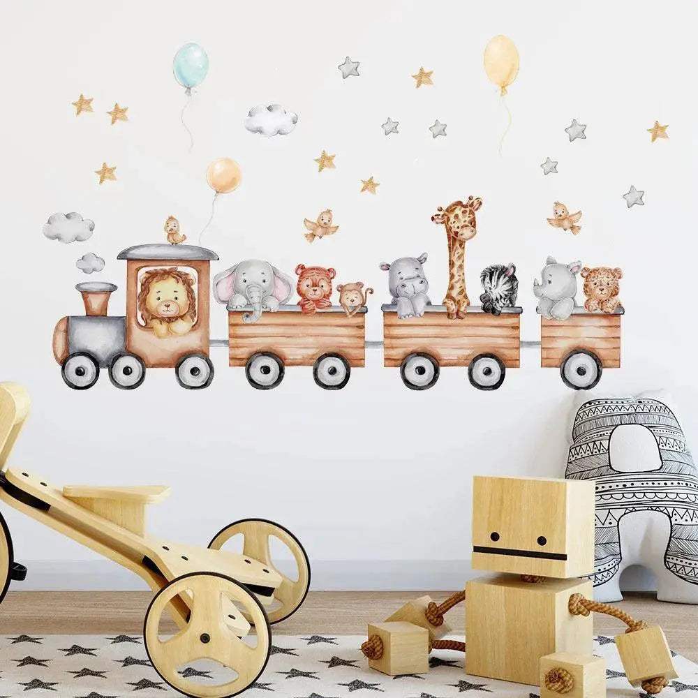 Removable Nordic Animal Decals for Kids — J