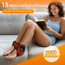 Portable Heated Ankle Massager USB Charging Vibration Massage Machine for Ankle Fatigue Recovery