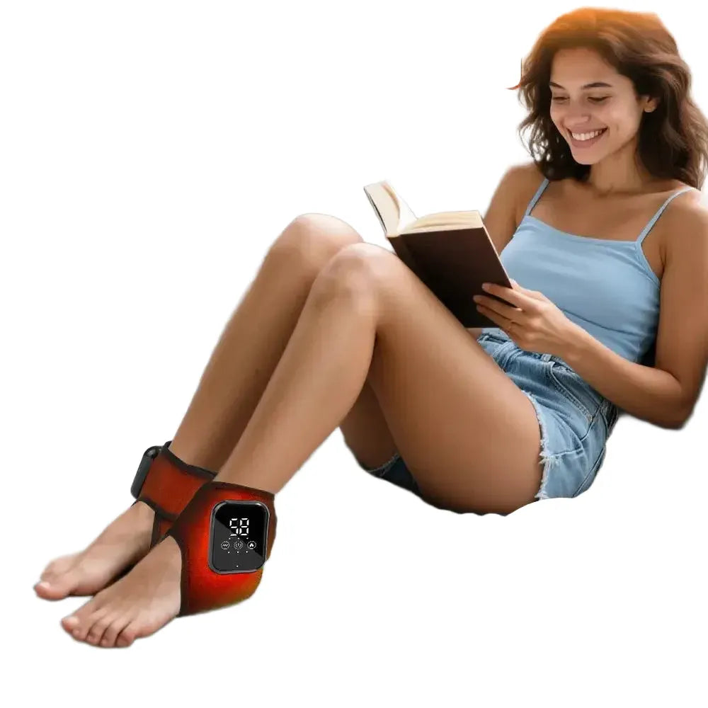 Portable Heated Ankle Massager USB Charging Vibration — product view 1