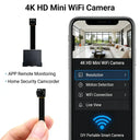 4K HD Mini WiFi Camera With Remote Viewing Motion Detection Nanny