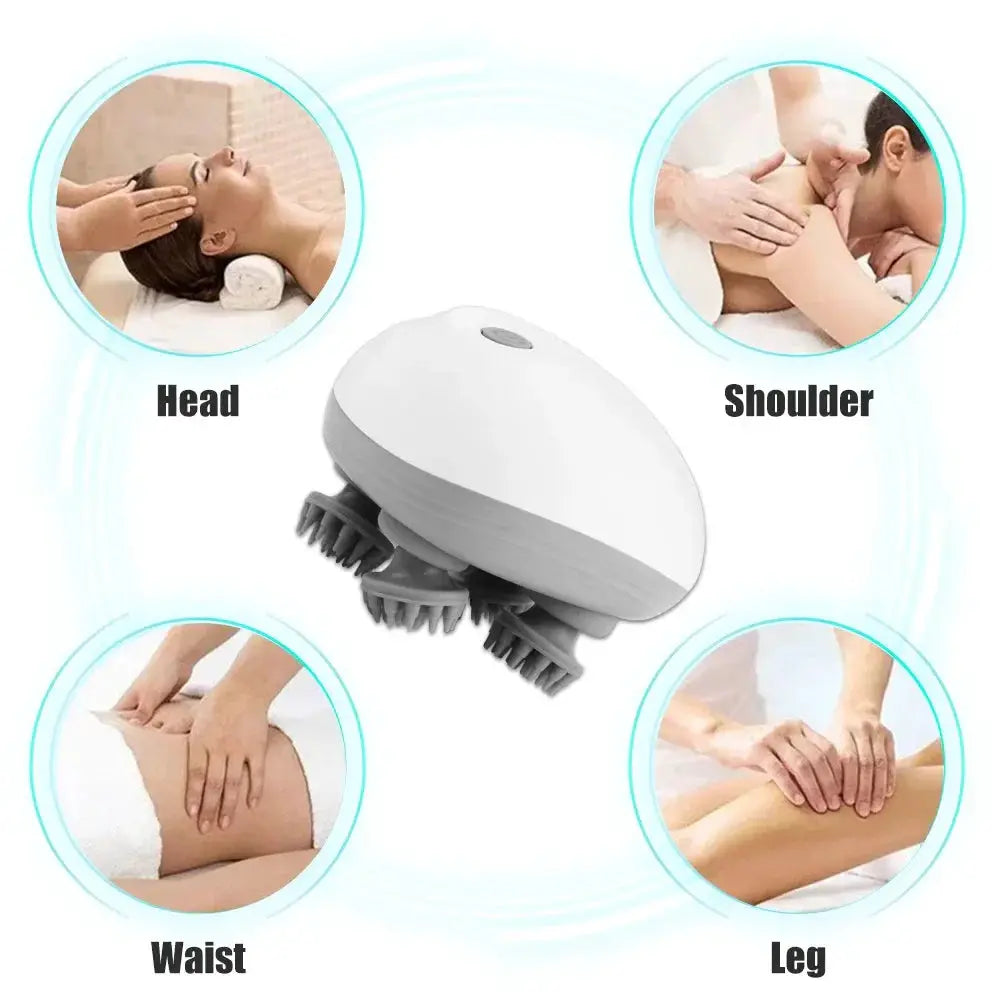 Electric Cat Head Massager Deep Tissue Massage For Cats