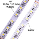 4In1 RGB LED Strip 12V 24V RGBW RGBWW RGBCCT Mood Lighting Tape 60 84 96 LEDs