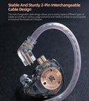 KZ EDX PRO X IEM Earphones Deep Bass Sound Noise Cancelling