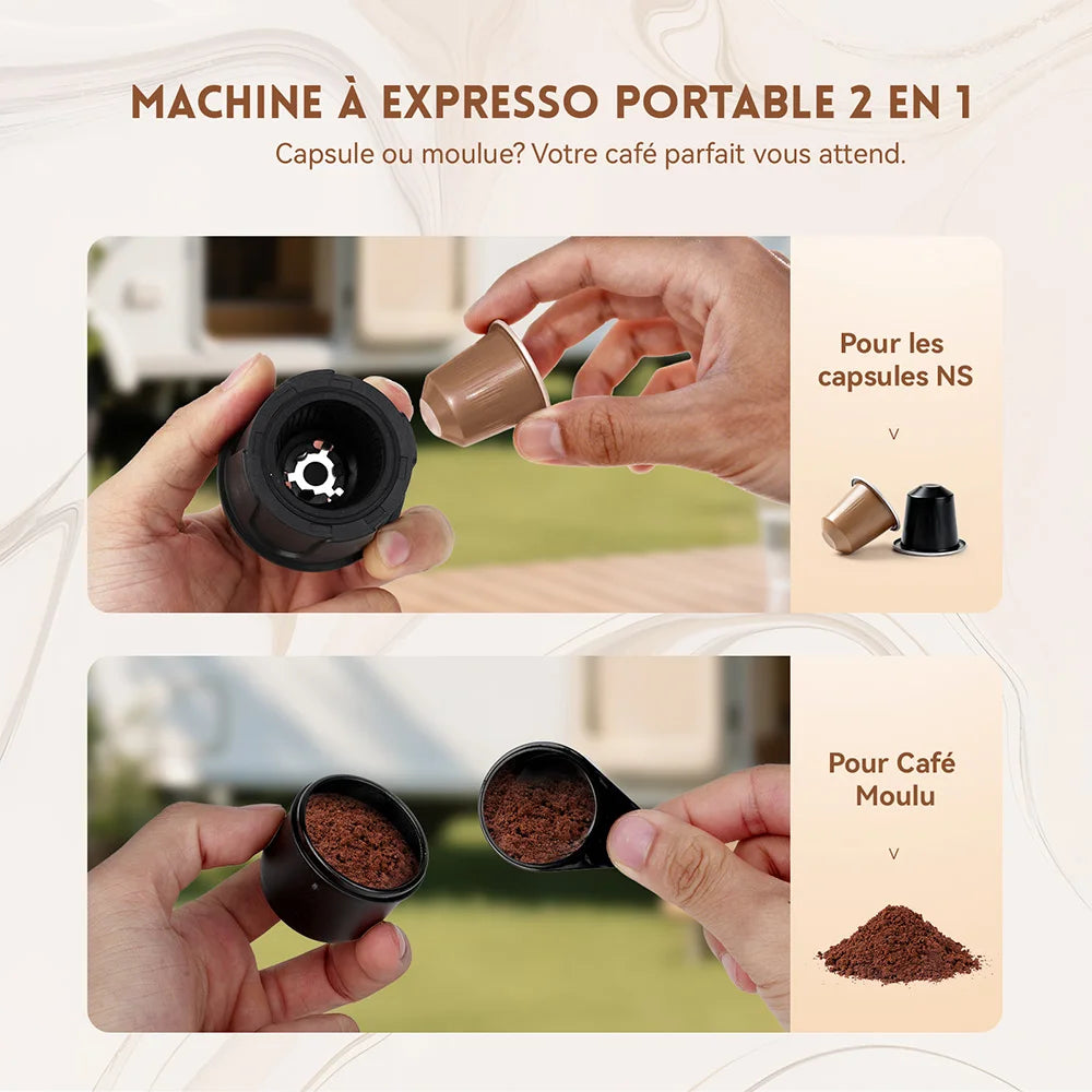 Hydrofast / Battery Portable Espresso Machine, Pump, Tank — product view 7