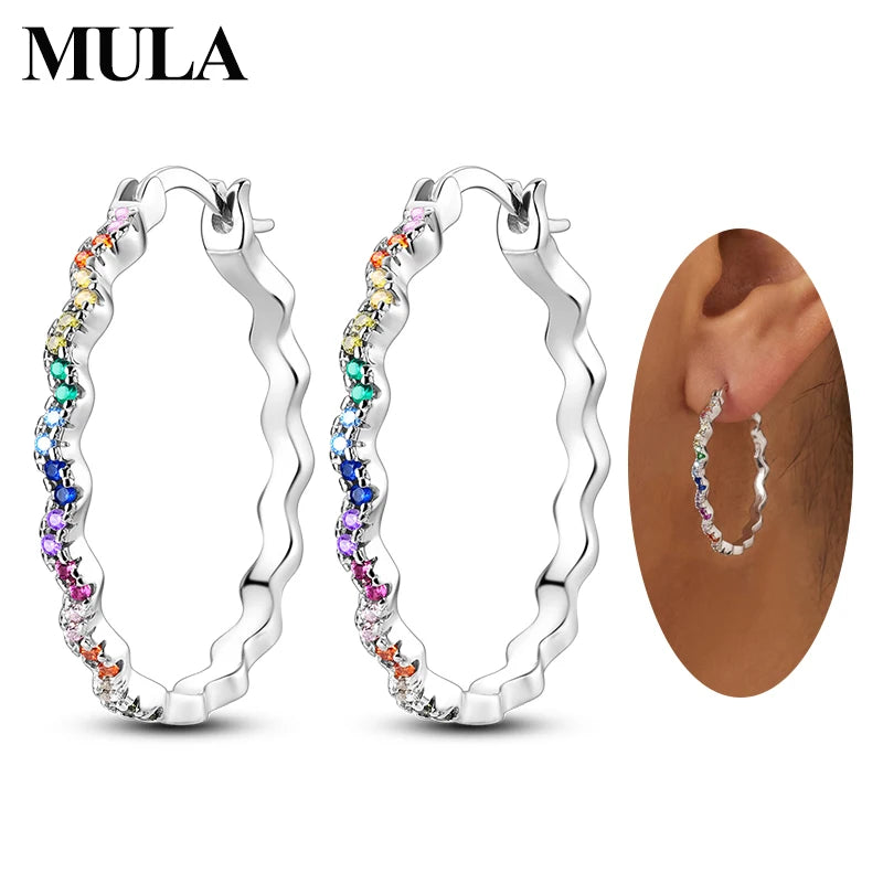Mula Sterling Silver Earring Colorful