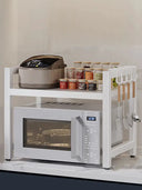 Microwave Oven Rack - Compact Kitchen Organizer