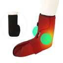 Electric Heating Foot Cover Heating Pad Foot Wrap Home Relax Relieve Fatigue Wellness Protector Vibration Massage Ankle Comfort