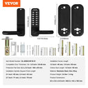 Keyless Door Lock - Stainless 14 Digit Keypad
