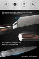 Sharp Santoku Knife Set for Home Cooks