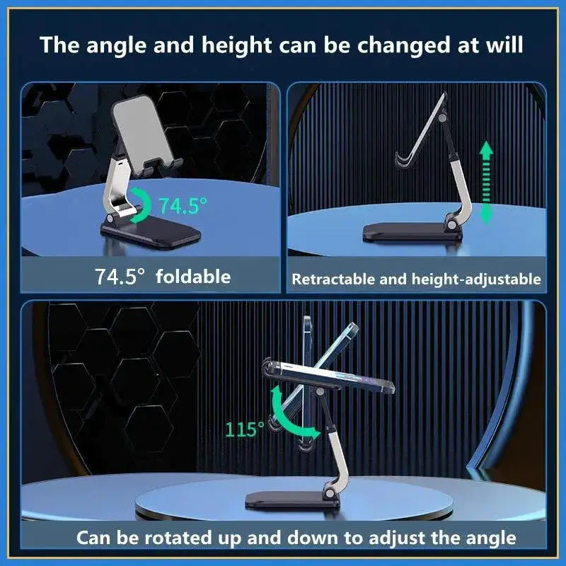Adjustable Foldable Phone and Tablet Stand Universal Holder