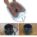 Detoxifying Ion Foot Bath Machine Electric Foot Massage Vibration Deep Cleansing Relax Plantar Muscles Boost Vitality Family Spa