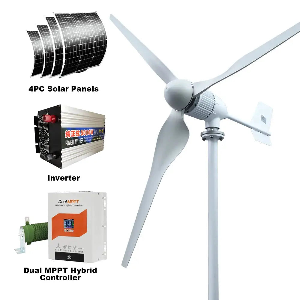 Horizontal Wind Turbine Kit for Energy Systems — product view 11