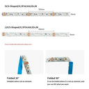 WS2812B WS2815 S Shape LED Strip With 60 LEDs Per Meter RGBIC Dream Color
