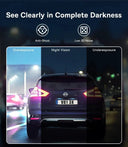 OurLum 3K Dash Cam With GPS Front 3K 1080p AI Voice App