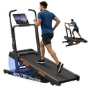 Walking Pad Treadmill With Dual Handle Stair Mode Bluetooth Quiet