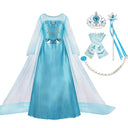 Fairytale Princess Dress for Girls - Cinderella Anna Elsa Snow White