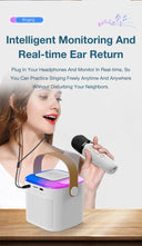 Y1 Wireless Bluetooth Speaker with 2 Microphones and RGB Light