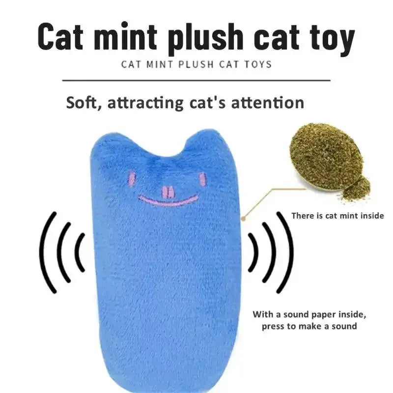 Rustle Sound Catnip Plush Toy for Cats Interactive Fun
