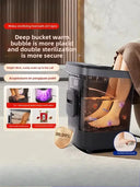 Tall, deep foot bath tub with sterilization, heating, constant temperature, home use, massage, electric foot bath basin - a gift