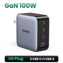 UGREEN 100W GaN Fast Charger 4-Port Power Hub for Devices