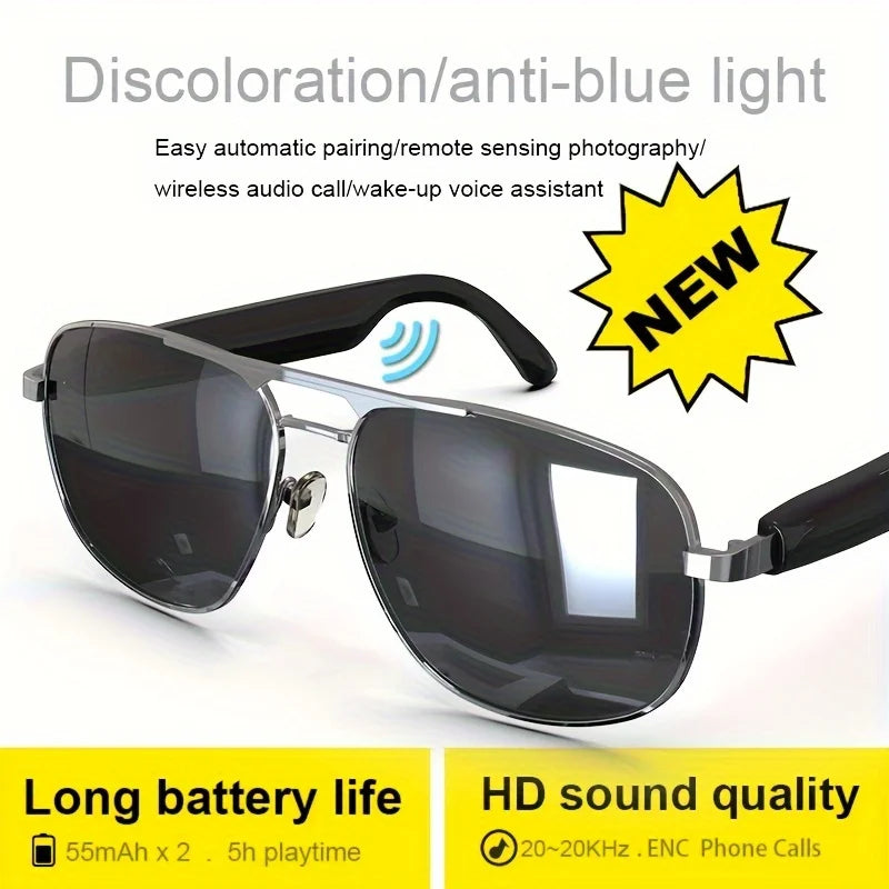 AI-powered Bluetooth glasses wireless smart