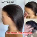 Glueless Full Lace Human Hair Wigs Straight Brazilian Remy Hair