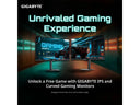 GIGABYTE 34 inch QHD 2K 1440P 200Hz AMD FreeSync Premium HDR400 Built-in Speakers Curved Gaming Computer Monitor with Height Adjustable & Tilt Stand G34WQC2