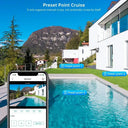 Outdoor Security Camera With AI Tracking For Homes