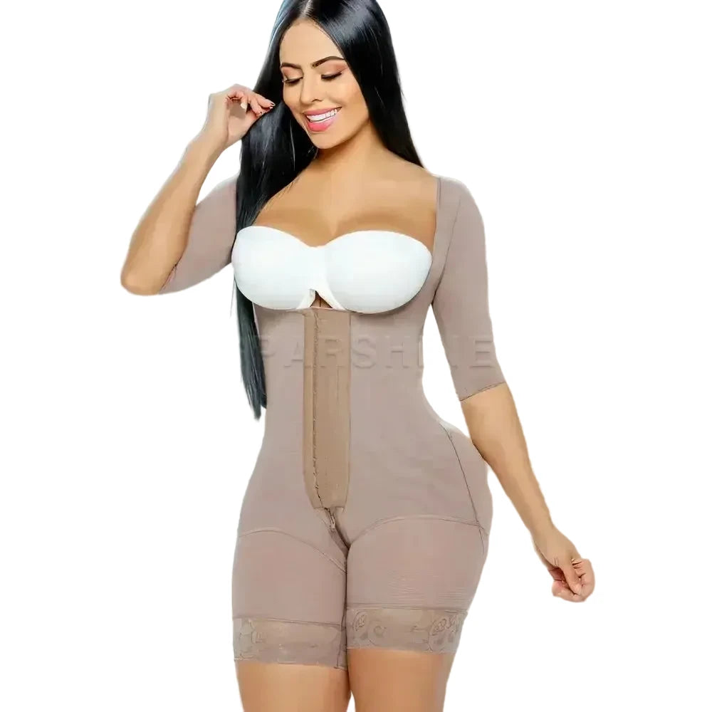 Postpartum Hourglass Faja Front Hooks Nursing Shapewear