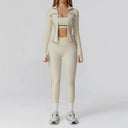 Yoga Set 2 3PCS Women Sportswear - Flexible Comfort