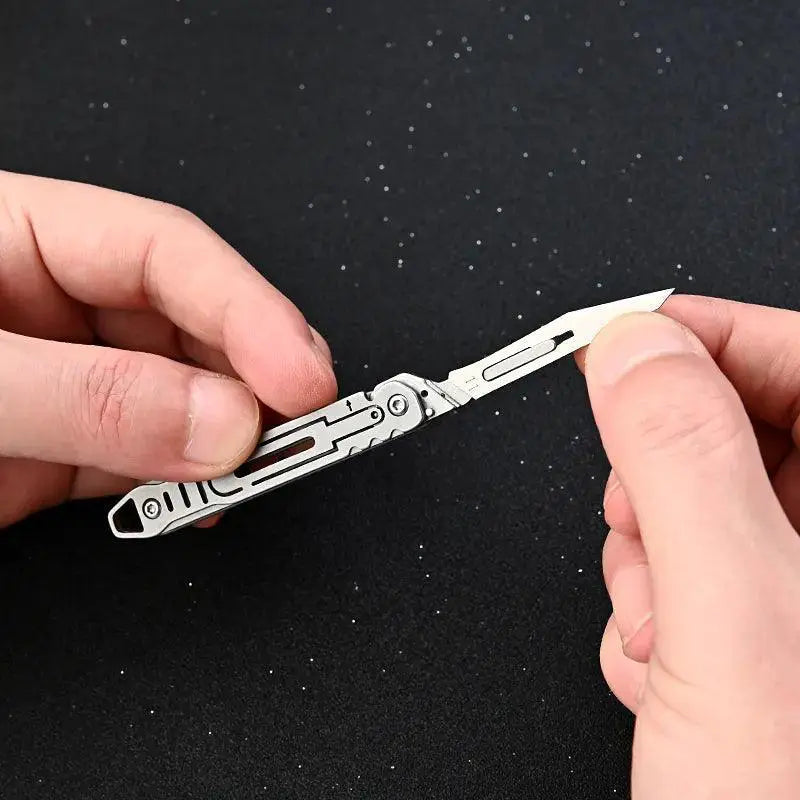 Stainless Steel Folding Scalpel Knife For Precision Cutting