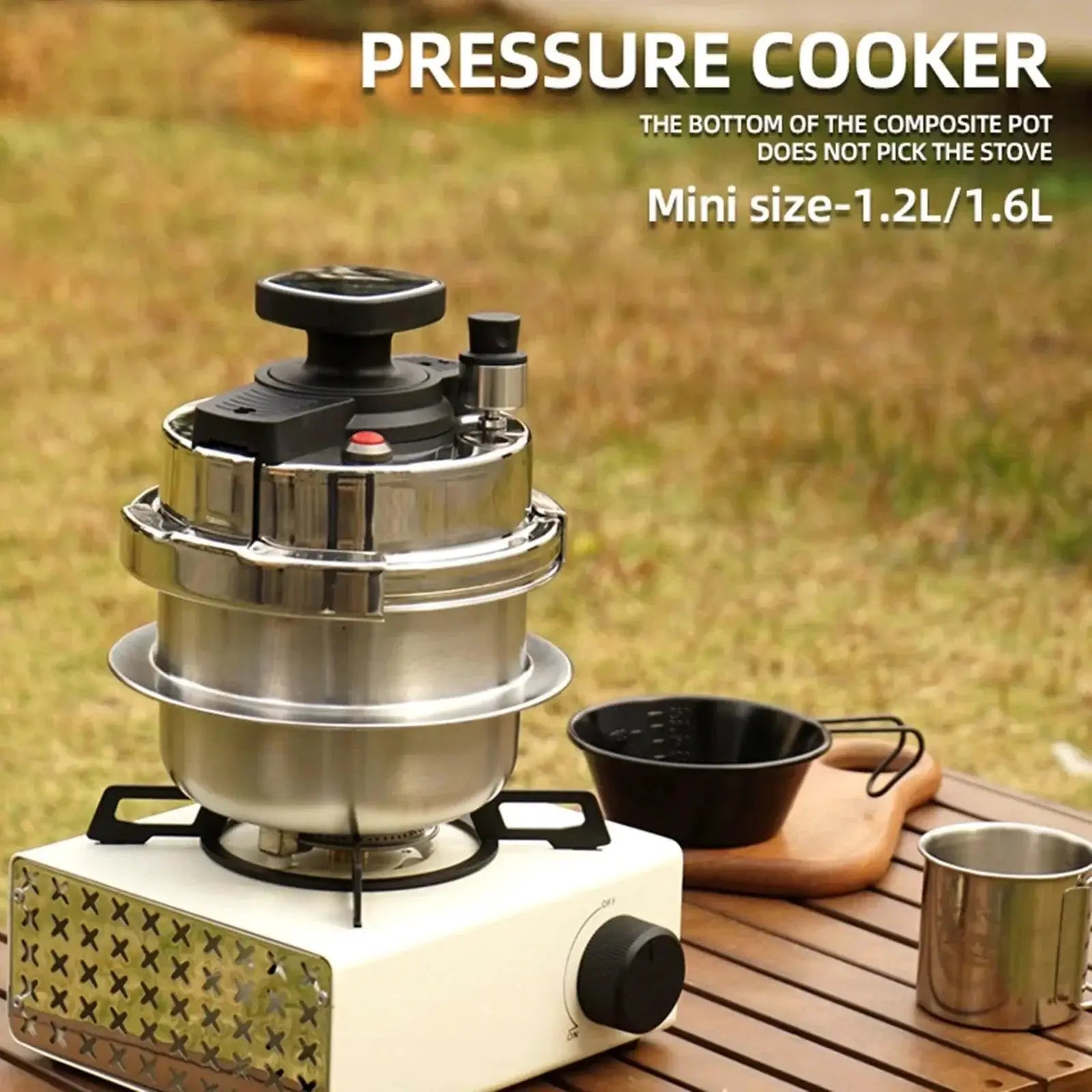 Quick-Cook Nonstick Pressure Cooker 304 Stainless Rice