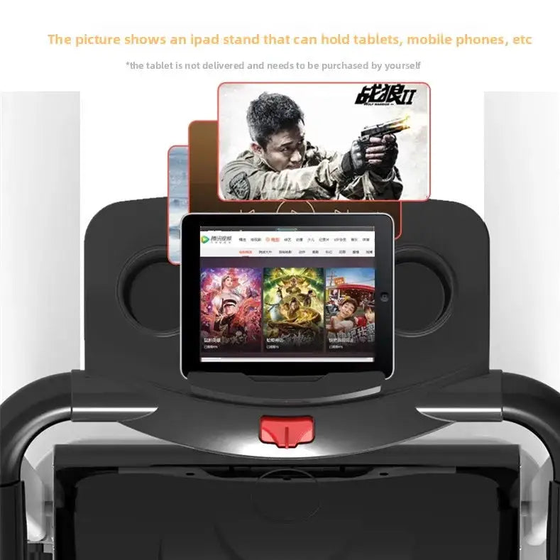 Treadmill household electric small folding ultra-quiet indoor fitness multi-functional family tablet walking