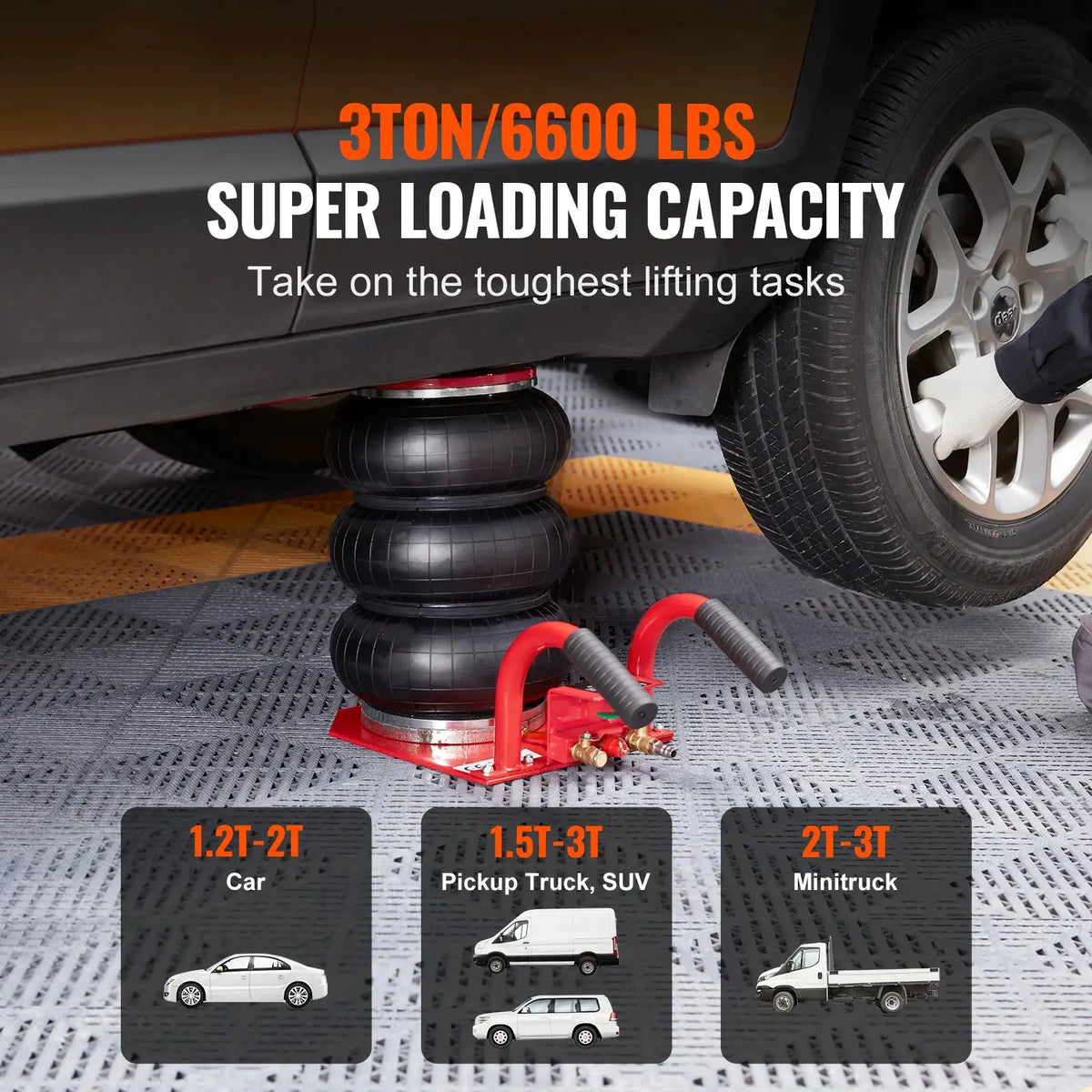 Heavy Duty Ton Air Bag Car Jack — product image 2