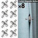 Magnetic Curtain Clips for Easy Backing