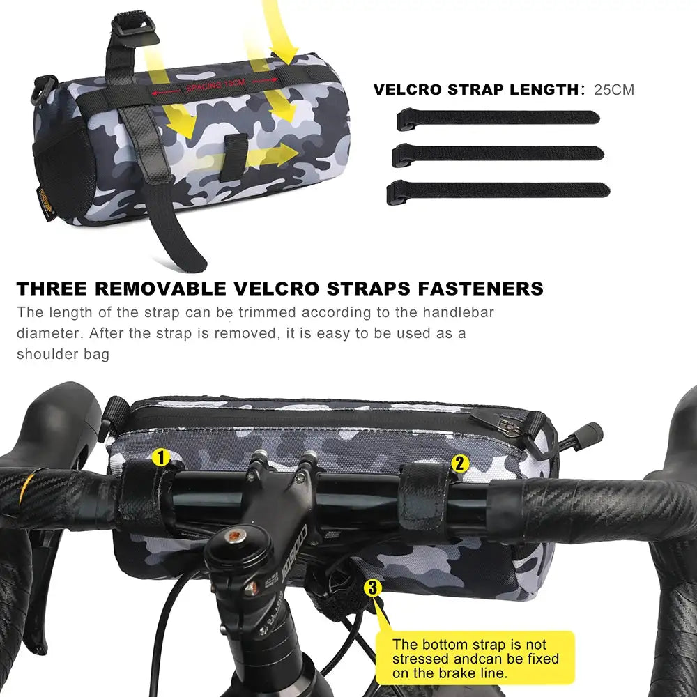 Rhinowalk Handlebar Bag 2.4L Cycling Storage