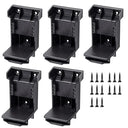 5PCS Wall-Mount Tool Holder for Milwaukee Battery Storage