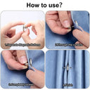 Magnetic Curtain Clips for Easy Backing