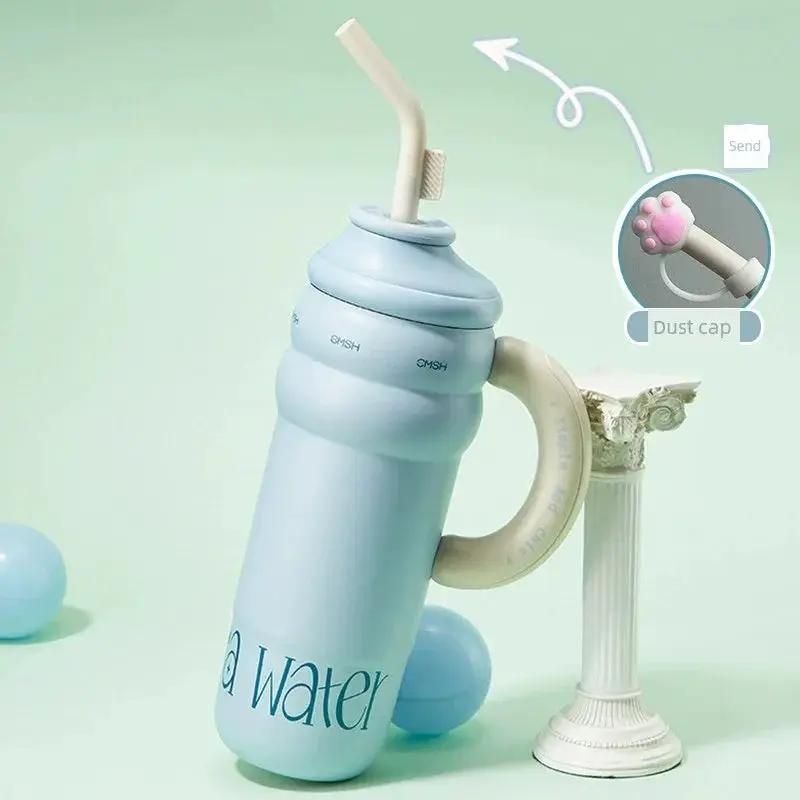 Strawberry Life 1300ml Giant Insulated Thermos Cup