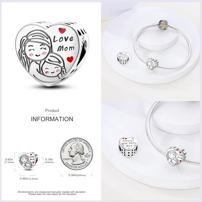 Sterling Silver Heart Shaped Warm