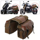 Waterproof Canvas Motorcycle Saddlebag