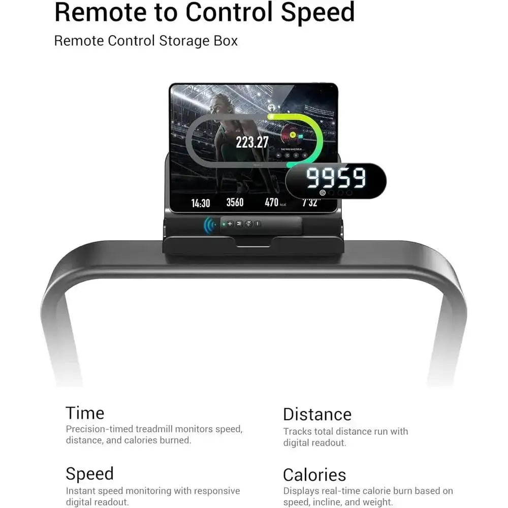 3-in-1 Foldable Treadmill for Home and Office, 300 lbs Capacity, 15% Incline, 2.5 HP Quiet Under Desk