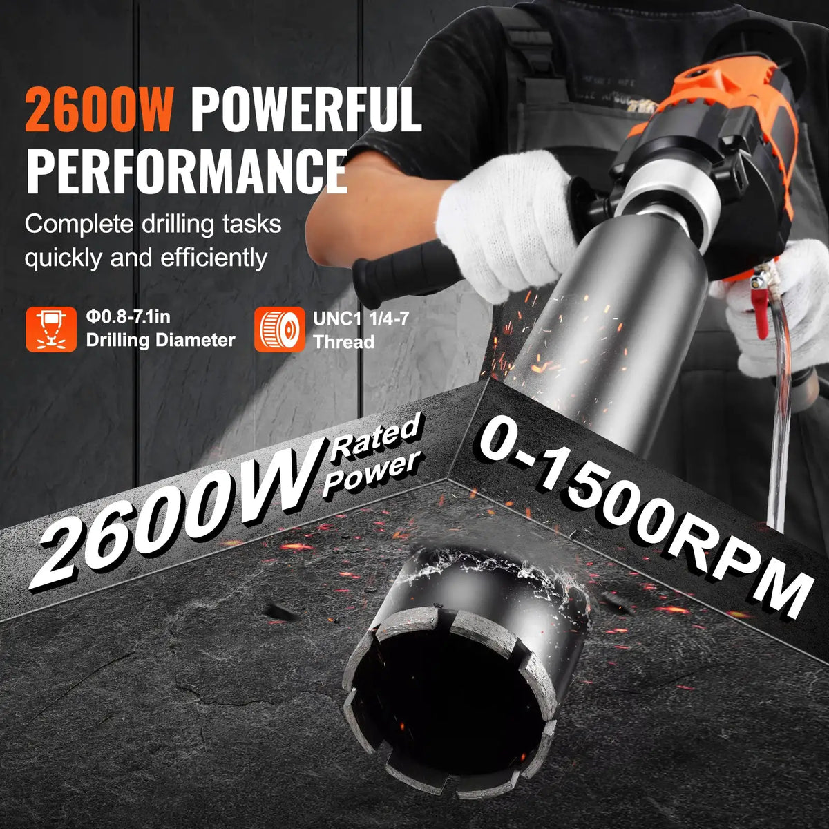 Brushless Handheld Core Drill — product image 2