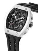 Tsar Bomba Men Tonneau Stainless Watch